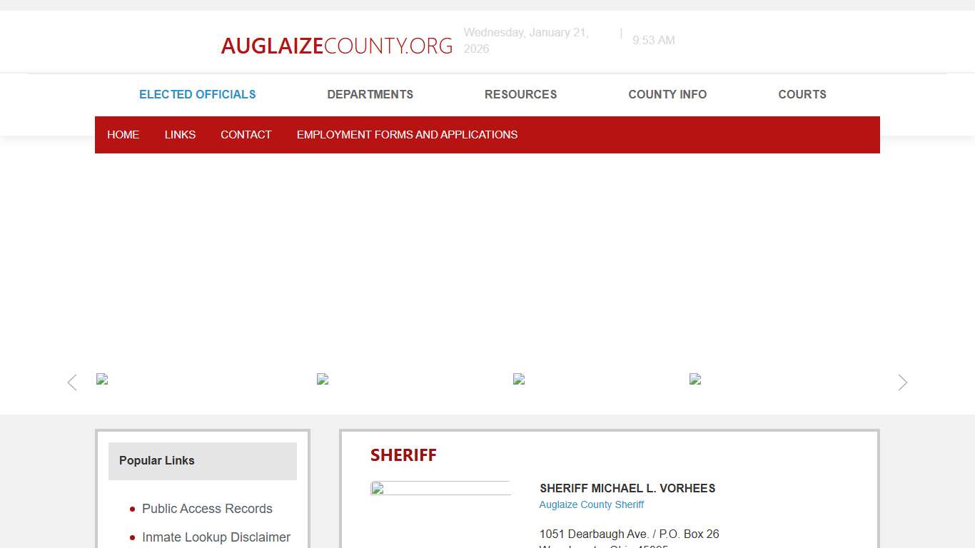 Sheriff | Auglaize County