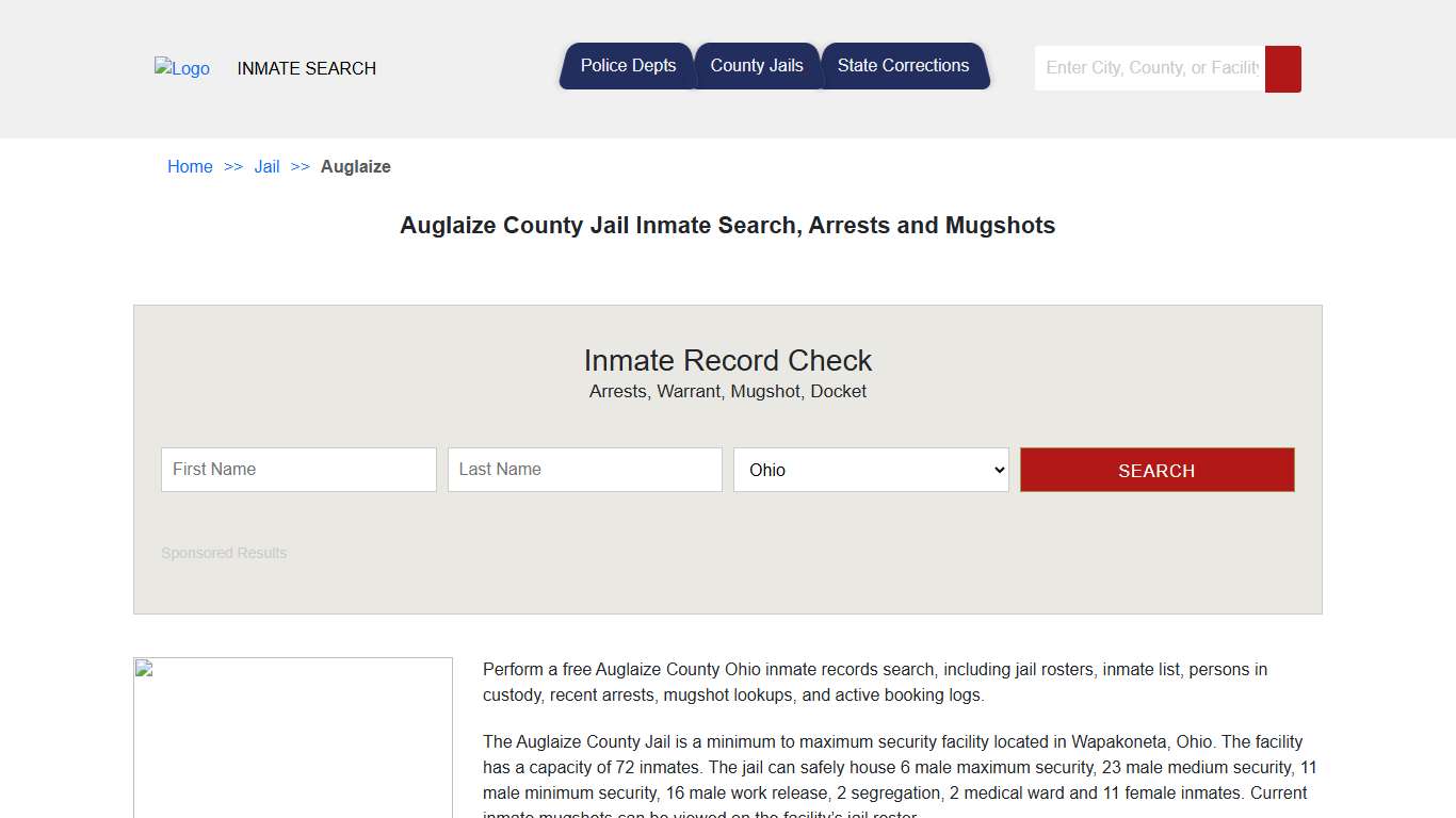Auglaize County Jail Inmate Search, Arrests and Mugshots | Jail Roster Search
